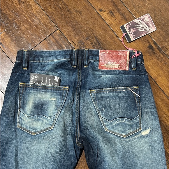 NWT Cult Of Individuality SAMPLE Rebel Straight Selvedge Denim Jeans C239 - Picture 3 of 11